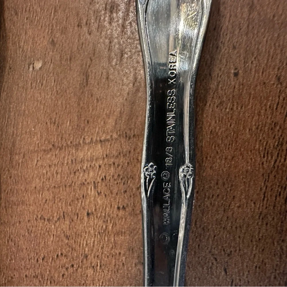 Set 3 Wallace Slimplicity 18/8 Stainless Korea Table/Dessert Spoon